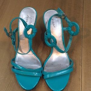 Turquoise sandals